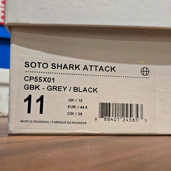 Huf Soto Sneaker Grey/Black Men's Size 11 US - Picture 4 of 4